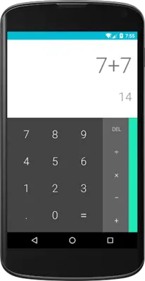 Calculator android App screenshot 2